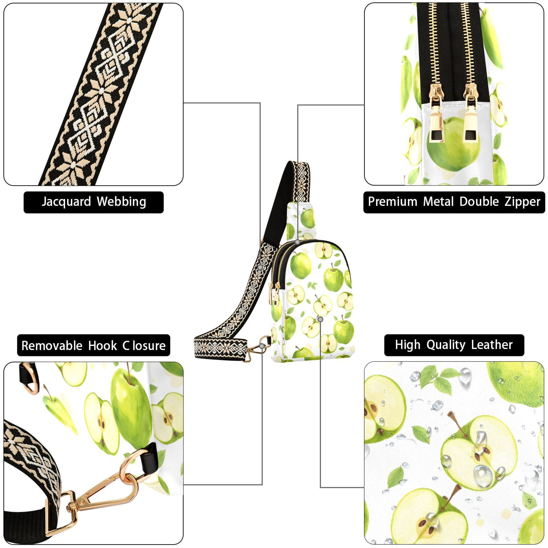 ALAZA Apples Sling Bag for Women Men Waterproof Crossbody Chest Bags