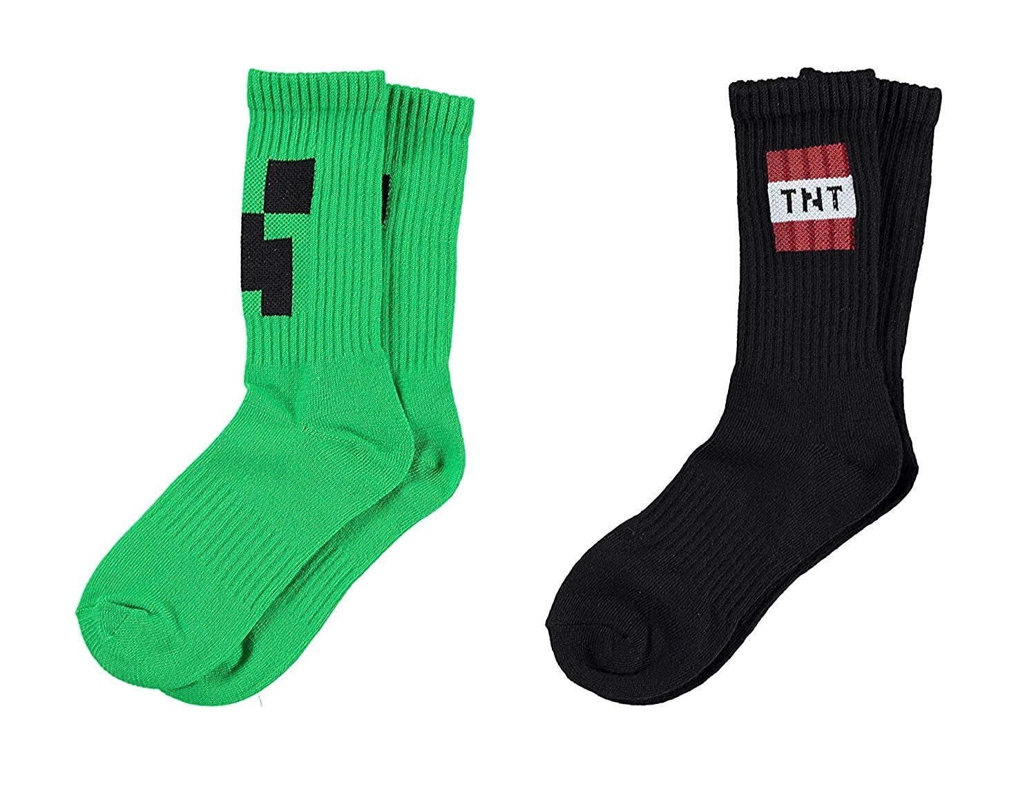 Minecraft by Mojang Minecraft Boys Crew Cut Socks Minecraft by