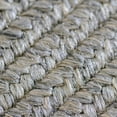 thumbnail image 2 of Homespice Smoke Washable 4x6' Rug for Living Room, Bedroom Rug and Dining Room, Indoor-Outdoor Patio Rug Pet Friendly. Decor Style- Farmhouse Rug, Rustic, Country, Gray Braided Rug, 2 of 8