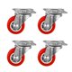 thumbnail image 1 of Cateissary Ruedas giratorias para silla de oficina, 4 Uds., 40mm, ruedas giratorias de PVS, ruedas de repuesto suaves y seguras, ruedas para muebles Electrónica, 1 of 6
