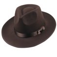 thumbnail image 3 of SPRING PARK Sun Visor Men Women Unisex Classic Hard Felt Western Cowboy Wide Brim Fedora Panama Hat Autumn Vintage Cap, 3 of 3