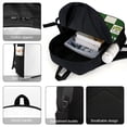 thumbnail image 4 of Kero Kero Keroppi Backpack Printed Travel Backpack For Daily Work Sports Backpack Travel Bag 17 inch, 4 of 10