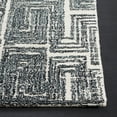 thumbnail image 3 of SAFAVIEH Metro Fulton Distressed Area Rug, Black/Ivory, 4' x 6', 3 of 8