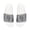 White, variant on Effete Feline Claw Marks Scratch Women Removable-Strap Sandals