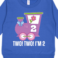 thumbnail image 3 of Inktastic 2nd Birthday Cute Train I'm Two Toddler Sweatshirt, 3 of 4