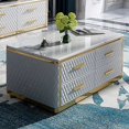 thumbnail image 2 of Light luxury marble coffee table simple modern fashion designer creative living room furniture high-end Italian TV cabinet My Lux Decor Round, 2 of 6