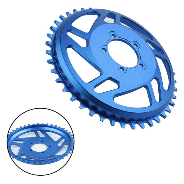 42T Electric Bicycle Chain Link High-quality Ebike Chain Ring Offset Correction FOR-BAFANG-BBSHD Aluminum Alloy Cycling Riding