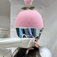 thumbnail image 5 of Jiibva Ski Helmet Cover, Pink Knitted Snowboard Helmet Cover Helmet Accessories for All Ages Winter Snow Sports, 5 of 7