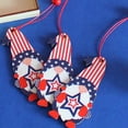 thumbnail image 2 of DefiDgd 9pcs 4th of July Wooden Hanging Ornaments,Patriotic Gnome Truck Shaped Hanging Decor for Memorial Day Anniversary Party Home Tree Window Wall Decoration(A), 2 of 6