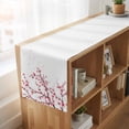 thumbnail image 6 of Table Runners 70 Inches Long Dress Scarves, Cherry Blossom Farmhouse Coffee/Dining/Kitchen Table Decor, Holiday Table Runner, Spring Pink Floral Branches Watercolor 13x70 Inch, 6 of 9