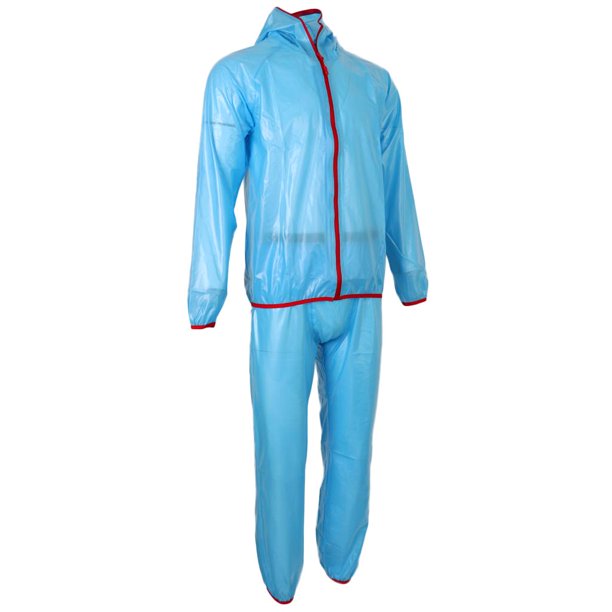 A prueba de viento, impermeable, ciclismo, traje de lluvia, bicicleta, bicicleta, con capucha, traje de lluvia, chaqueta y Azul l Sharpla Chaqueta impermeable de ciclismo impermeable