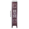 thumbnail image 3 of Vintage Oriental Style 4 Panels Screen Room Divider FUR1009, 3 of 5