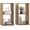 Natural, variant on BarefHaven 3-Cube Bookcase, 4-Tier Bookshelf with Open Compartments, Freestanding Cube Storage Organizer with Anti-Toppling Kits, Modern Display Shelf for Living Room, Study (2, White, 3-Cube)