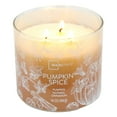 thumbnail image 5 of Mainstays Pumpkin Spice Scented Candle, 3-Wick Ombre Wrapped, 14 oz, 5 of 6
