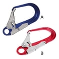 thumbnail image 3 of Outdoor Rock Climbing Carabiner Scaffold Working Snap Hook Exploring Fall Protection Buckle Rappelling Equipment Sports Supplies Red, 3 of 7