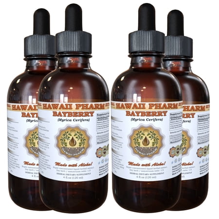 Bayberry (Myrica Cerifera) Tincture, Root Bark Liquid Extract, Yue Gui, Herbal Supplement 4x4 oz