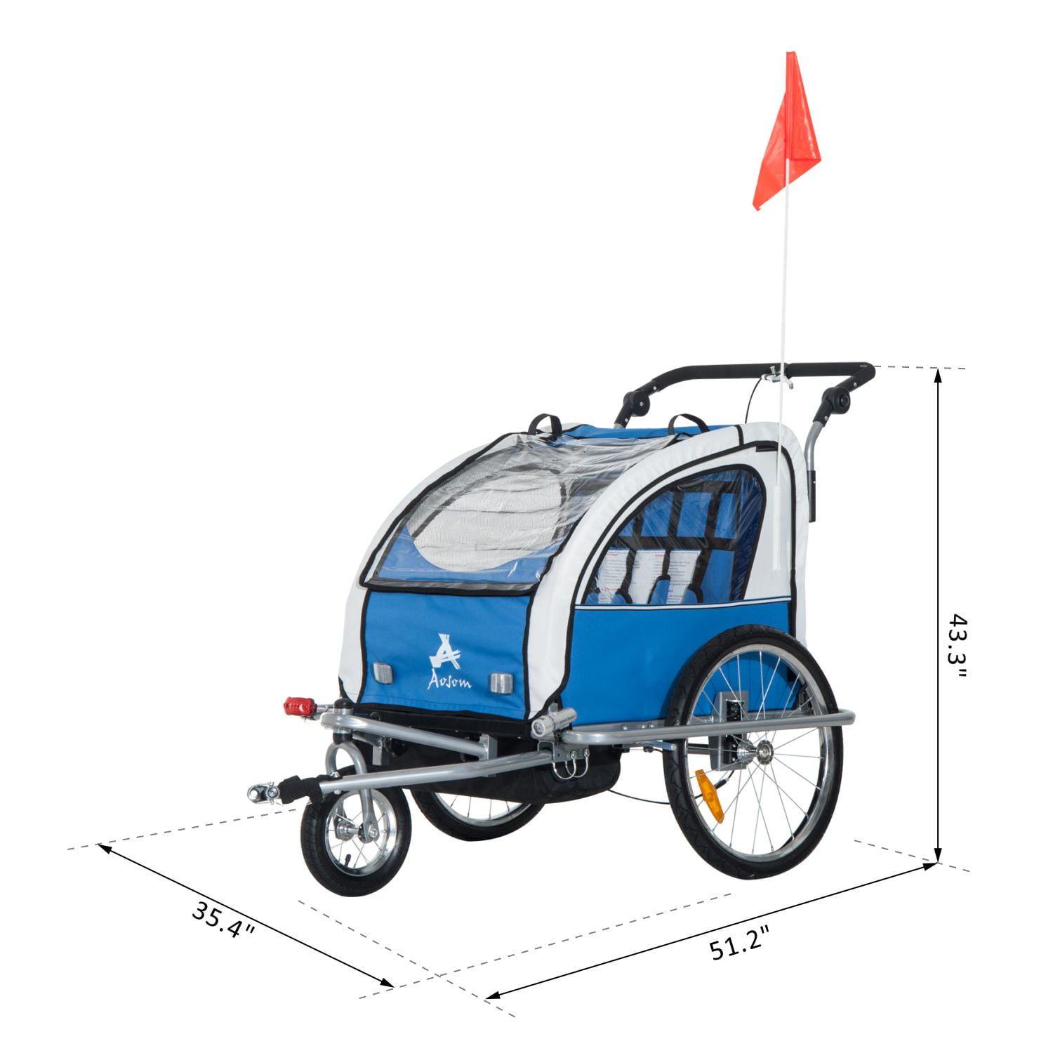 walmart bike trailer stroller