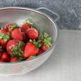 thumbnail image 2 of Chef Craft Select Microperforated Colander, 1.5 Quart, 2.5 Quart, and 5 Quart 3 Piece Set, Stainless Steel, 2 of 6