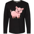 thumbnail image 3 of Inktastic Cute Pig Long Sleeve T-Shirt, 3 of 5