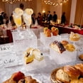 thumbnail image 4 of 6 Pcs Textured Clear PS Cube Risers, Hollow Display Stands for Buffet Decor, 3-8 in, 4 of 7