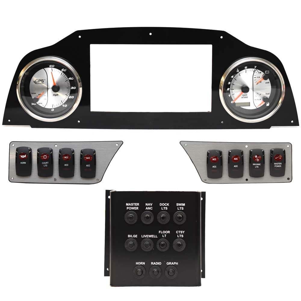 Godfrey Pontoon Boat Dash Panels 58366 Monaco BRP Suzuki (4PC