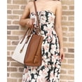 thumbnail image 2 of Michael Kors Avril Large Top Zip Satchel Shoulder Bag MK Vanilla MK Signature, 2 of 6