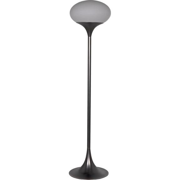 Industrial Steel Floor Lamp-Gunmetal Finish