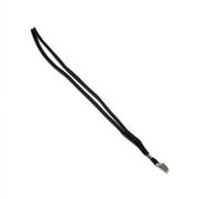 Advantus Deluxe Lanyards, Clip Style, 36" Long, Black, 24/Box -AVT75401