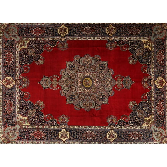 Ahgly Company Indoor Rectangle Traditional Brown Persian Area Rugs, 4' x 6'