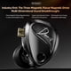 thumbnail image 2 of Auriculares con monitor intraural KZ Duonic Triple-Magnet Planar, 2 of 8