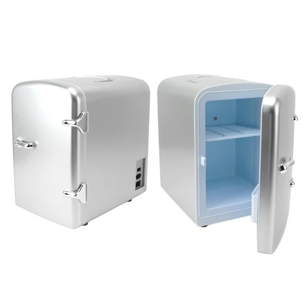 Mini Refrigerador, Viaje De Bajo Ruido Feidge Uso Múltiple AC100-240V Refrigerador Y Calentador 36W Con Adaptador De Enchufe De Coche DC12V Para Acampar