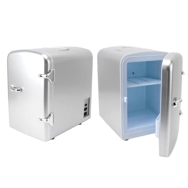 Mini Refrigerador, Viaje De Bajo Ruido Feidge Uso Múltiple AC100-240V Refrigerador Y Calentador 36W Con Adaptador De Enchufe De Coche DC12V Para Acampar