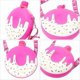 thumbnail image 4 of 1 Pc Doughnut Shape 320ml Water Bottle Portable Outdoor Children Silicone Water Cup, 4 of 4