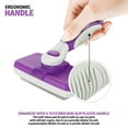 thumbnail image 4 of Poodle Pet Self-Cleaning Slicker Brush for Dogs & Cats, Purple (1 Pack), 4 of 7