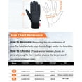 thumbnail image 2 of Gants d'Hiver Chauds Gants à Écran Tactile Course Conduite Cyclisme Gants Hommes Femmes-Taille m, 2 of 8