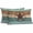 Teal Brown, variant on Boho Middle Century Throw Pillow Covers 20x20 Inch Set of 2, Modern Abstract Botanical Geometric Waterproof Outdoor Pillow Covers, Decorative Cushion Pillowcases for Couch, Sofa, Bed, Garden, Patio