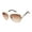 Gold, variant on Men's R1207 Modern UV400 Protective Metal Aviator Pilot Fashion Sunglasses, 59mm
