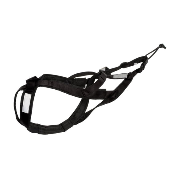 Tingzi Dog Pulling Harness, Nylon Dog Running Harness with Reflective Tape, Waterproof Dog Sled Harness, Pulling Harness for Dogs Exercise, Bikejoring, Skijoring, Dog Sledding