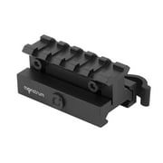 Monstrum Tactical Lockdown Series Adjustable Height Riser Mount with Quick Release (2.5 inch Length with Quick Release)