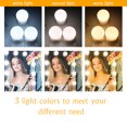 thumbnail image 3 of Yeacher Vanity LEDs Mirror Lights Kit with 10 Bulbs Adjustable 10 Brightness & 3 Modes USB Mirror String Light for Makeup Dressing Table, 3 of 7