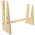 thumbnail image 2 of 1Set Wood Laptop Stand for Desk Use with Sturdy Design and Cable Management in Beige Color, 2 of 9