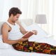 thumbnail image 5 of Balery Autumn Maple Leaves A Pantalones de pijama para hombre, pijama ultraligero, pantalón de descanso-X-Large, 5 of 6