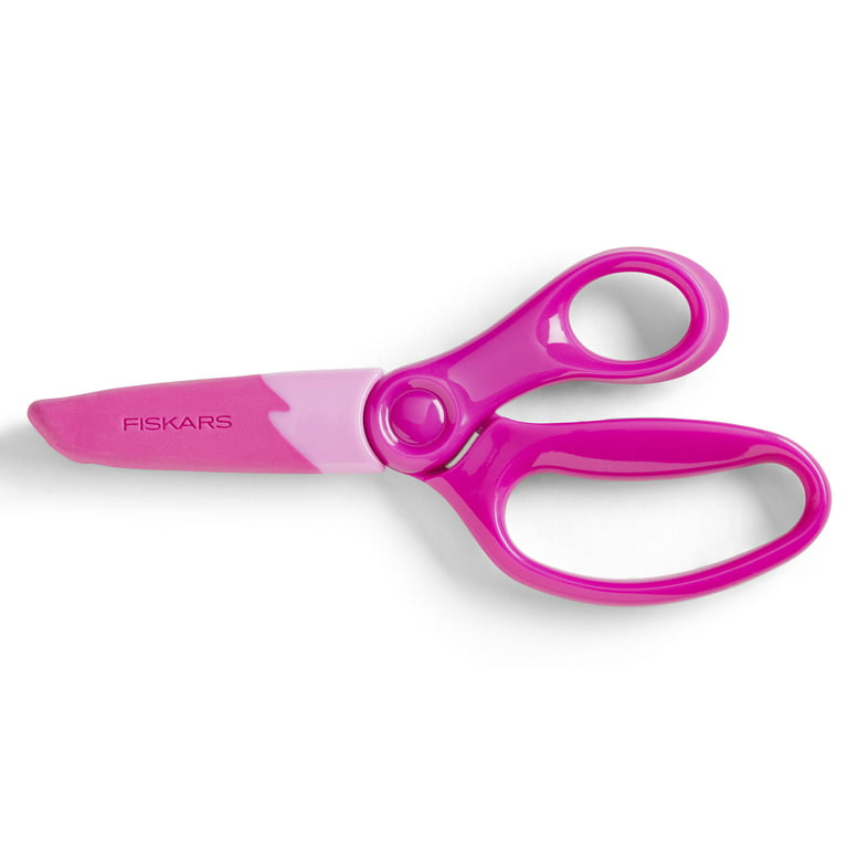 Fiskars Blunt-tip Kids Scissors (5 in.) with Sheath - Pink, 1pc 