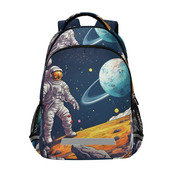 ALAZA Astronaut Space Backpack Elementary School Bag Bookbag Travel Rucksack