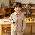 thumbnail image 2 of YOUYEDIAN Button Down Shirts for Boys Spring Fall Casual Fashion Shirts Long Sleeve Collared Tops, 2 of 5