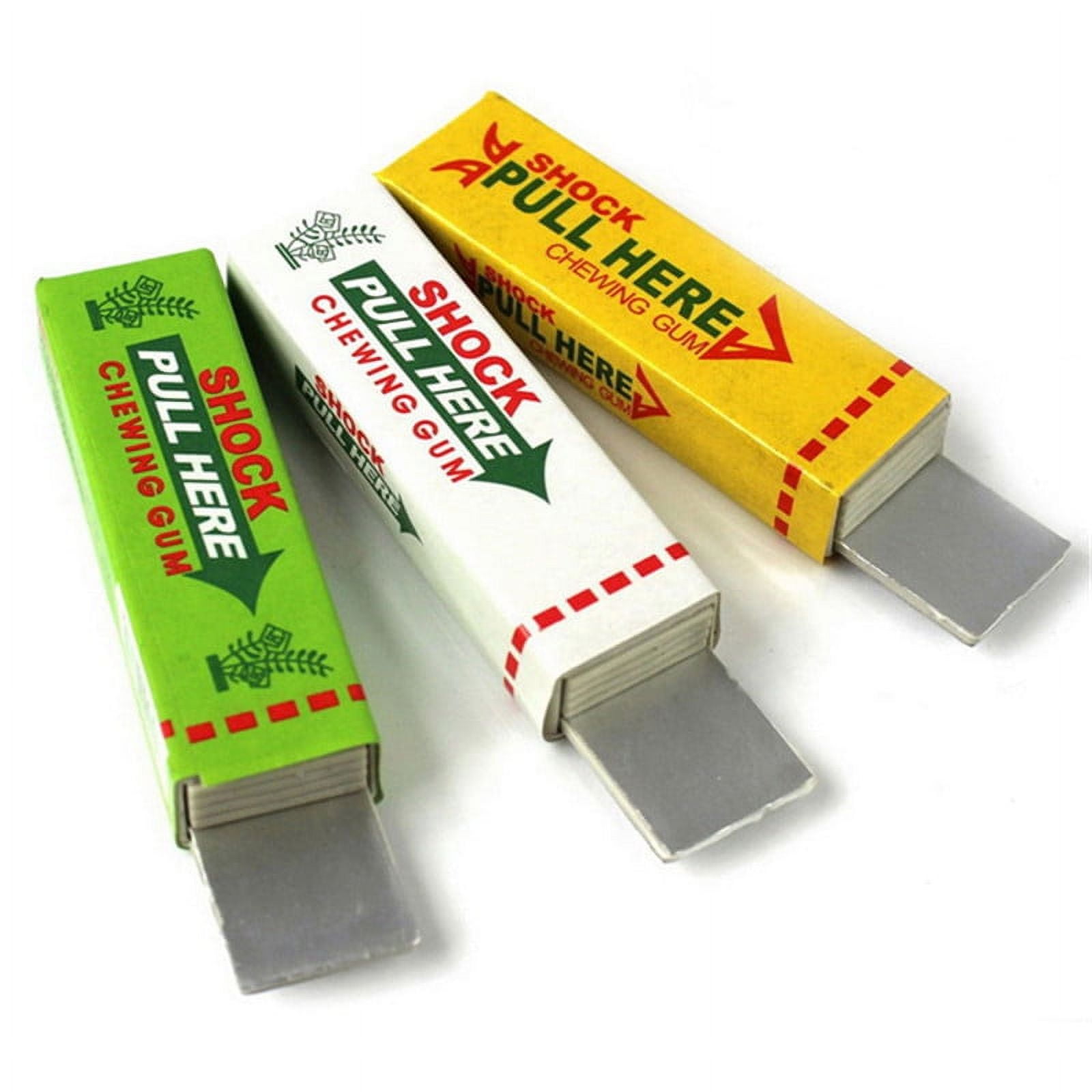 Darzheoy Shock Gum Prank Funny Shocking Gum Realistic Joke, Random Color
