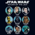 thumbnail image 2 of Girls Star Wars Cartoon Portraits T Shirt, 2 of 4