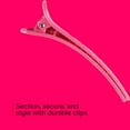 thumbnail image 4 of Conair Unbreakable Salon Clips, Pastel Pink, Lavender, Raspberry, Orange, 4 Count, 4 of 7