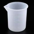 thumbnail image 2 of 12 Pieces clear silicone reusable mixing cup 100ml measuring cups liquid epoxy, 2 of 8