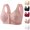04/ Watermelon Red, variant on Front Closure Bra for Women Polka Dots Comfort Wide Strap Breathable Wireless Push Up Everyday Bras Red 38